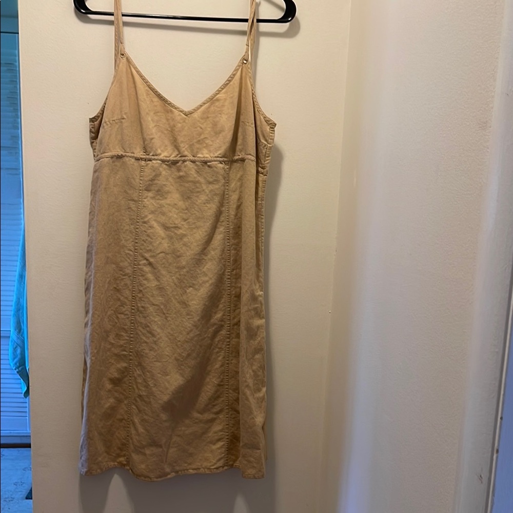 Women's Tan Slip Dress